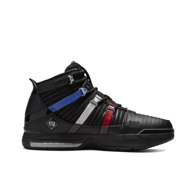 Nike LeBron 3 The Shop Black University Red 2022-1