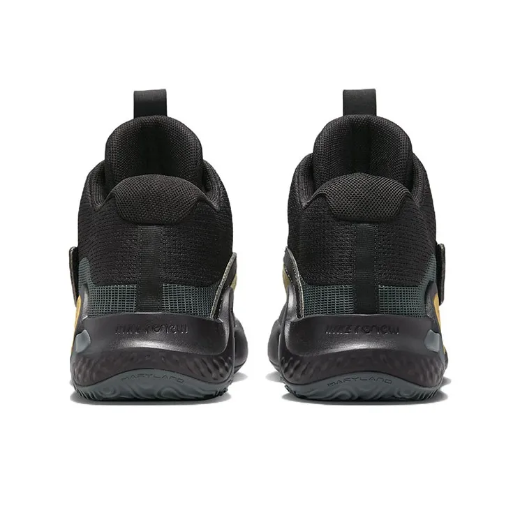 Nike Kd Trey 5 X Black Metallic Gold Green-4