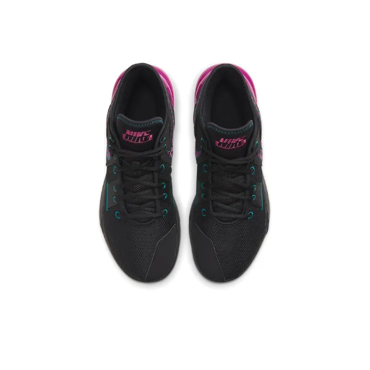 Nike Air Max Impact 2 Basketball Shoes Men Mid Top Black/Purple/Blue-3
