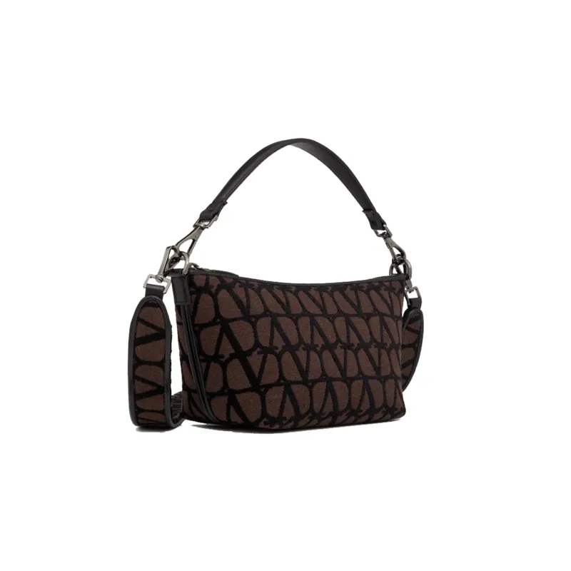 Valentino Toile Iconographe Zip-Up Shoulder Bag-1