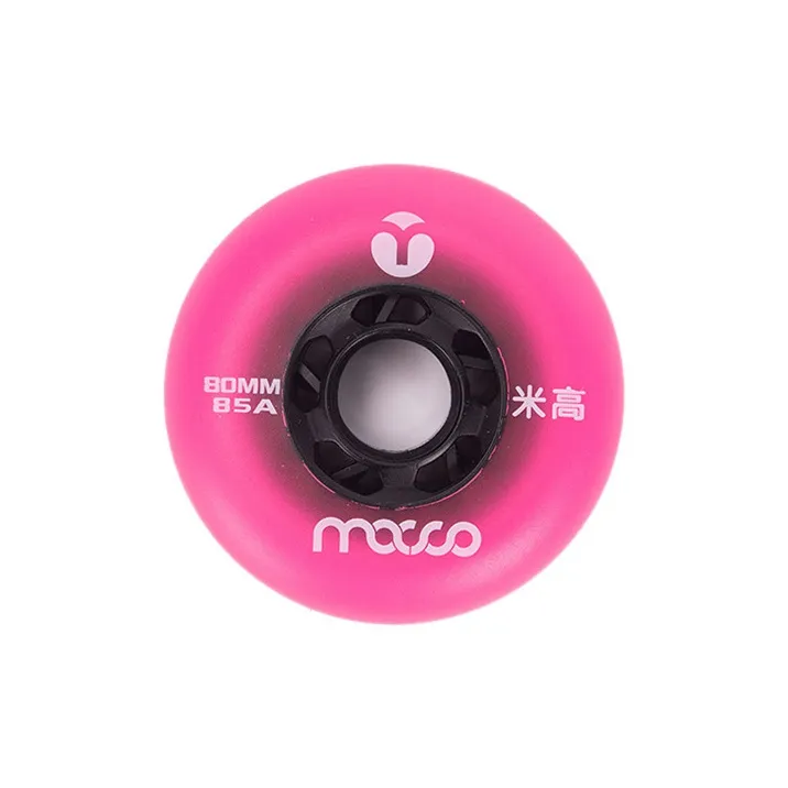 Michael Flat Spoke Wheels Double Kick Skateboard 4pcs/box-3