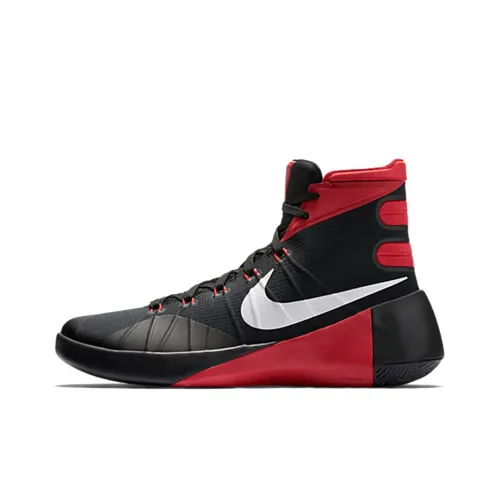 Nike Hyperdunk 2015 Basketball Shoes Men High-Top Black/Red