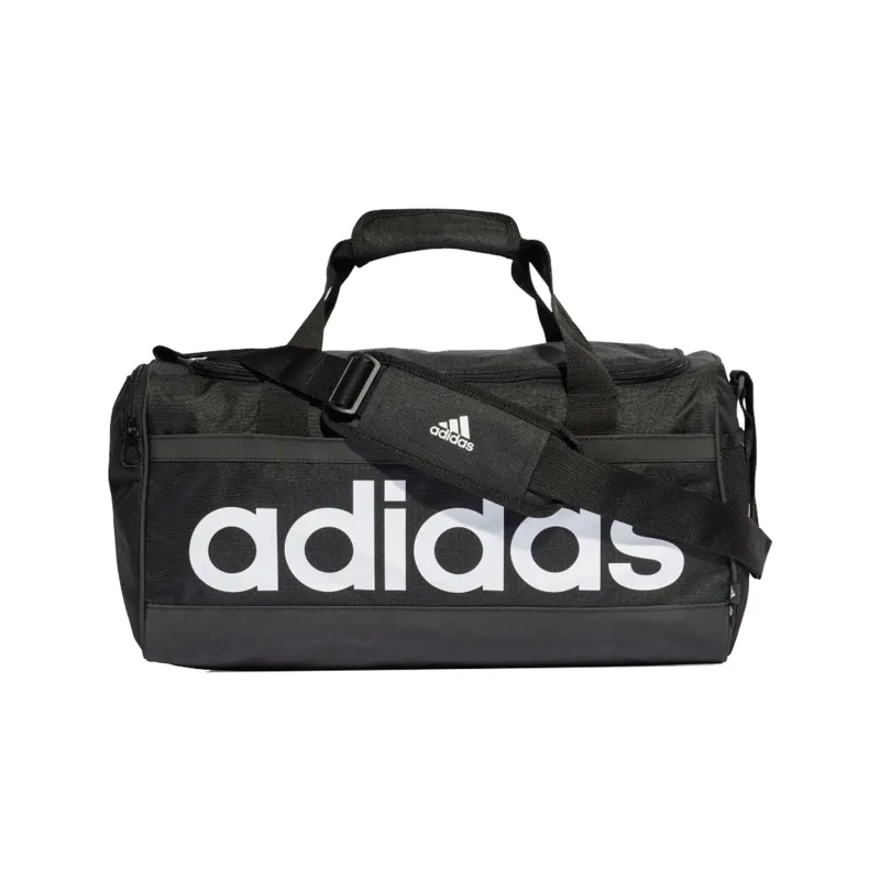 Adidas Essential Polyester Shoulder Bag, Crossbody Bag, Handbag, Gym Bag Medium Size Men's Black-0