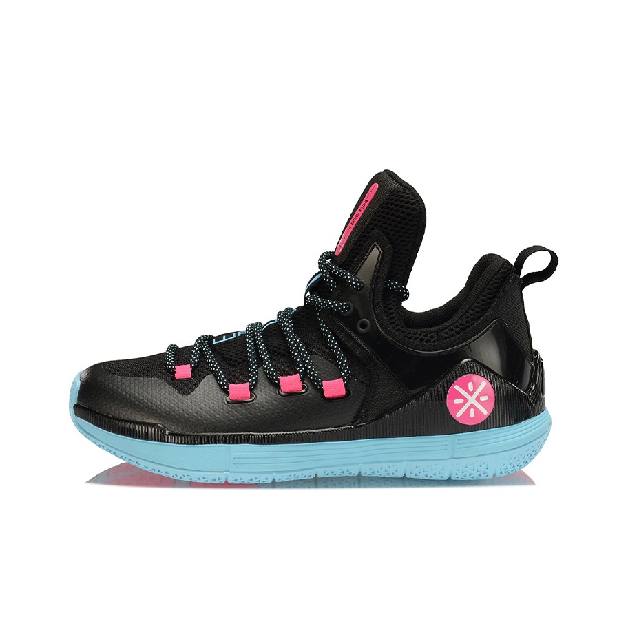 LINING The Sixth Man 2019 Basketball Shoes Men Low Top Black Blue Pink POIZON