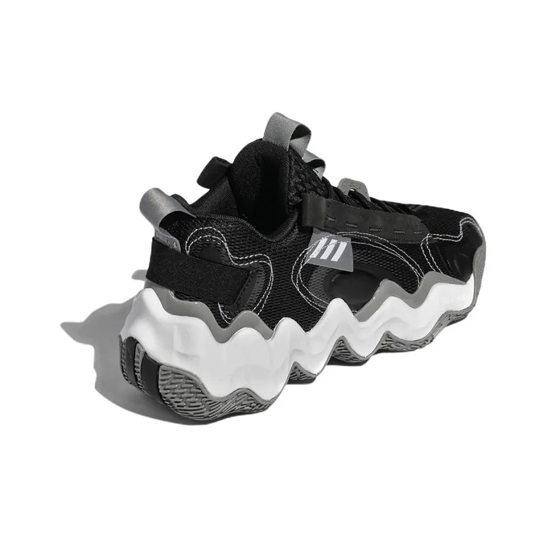 Adidas Exhibit B Wear resistant Non Slip Black Gray-3
