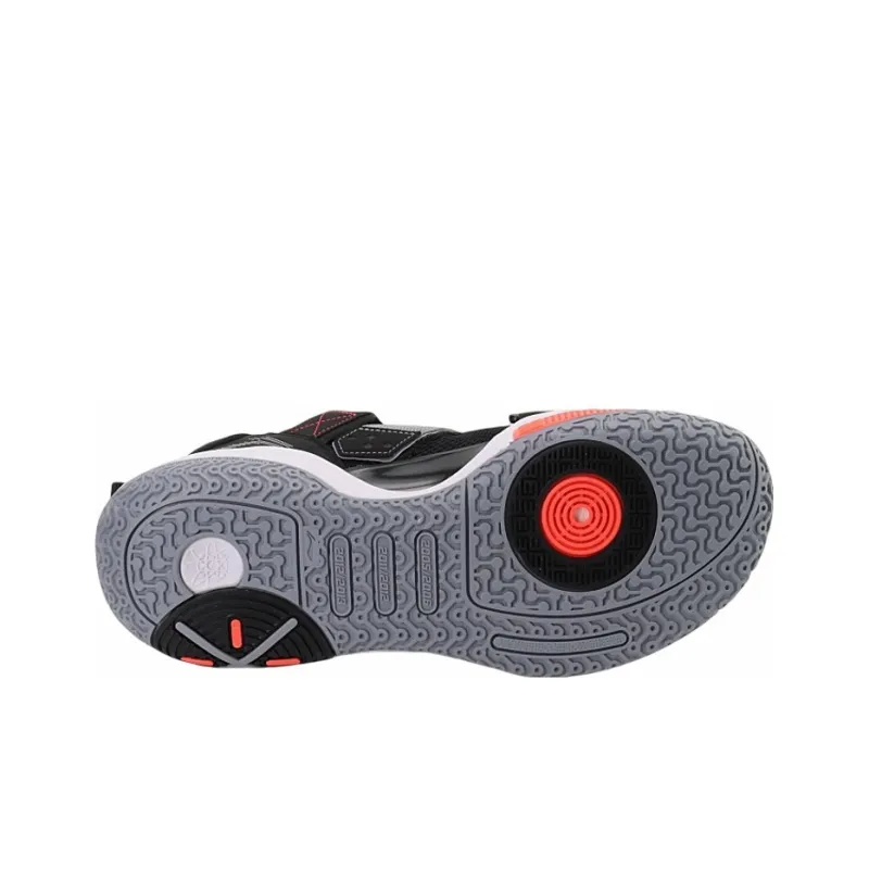 LiNing All City 9 V2 Cushioning Rebound Mid Top Performance Basketball Shoes Men's Stone Gray-5