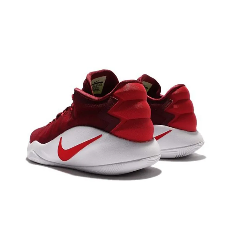 Nike Hyperdunk 2016 Basketball Shoes Men Low Top Burgundy/White-2