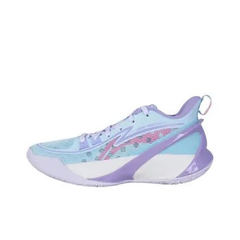 LiNing SONIC 10 V2 Abrasion Resistant Slip Resistant Low Top Performance Basketball Shoes Men's Aqua Blue
