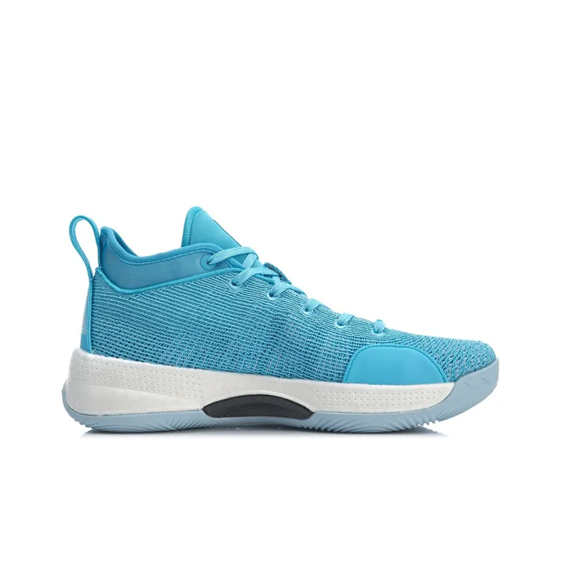 LINING YuShuai 13 Boom Basketball Shoes Men Mid Top Blue/White-1