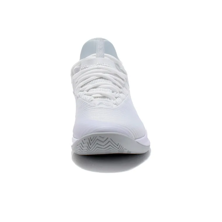LiNing Speed 5 Cushioning Rebound Low Top Basketball Shoes Men's White-4