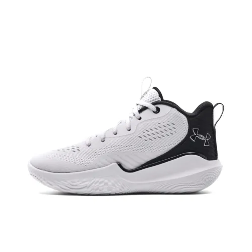 Under Armour Flow Breakthru Basketball Shoes Women's Mid-Top Black/White