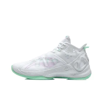 LINING Cicada Wing Basketball Shoes Men Mid Top White/Green