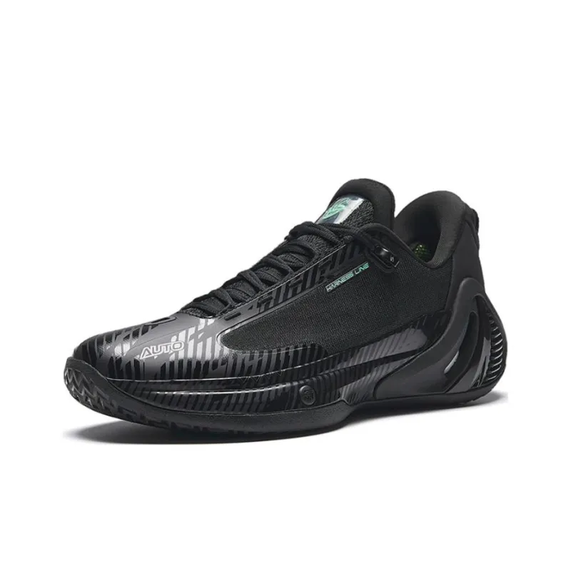 ANTA GH4 Basketball Shoes Men Low Top Black-2