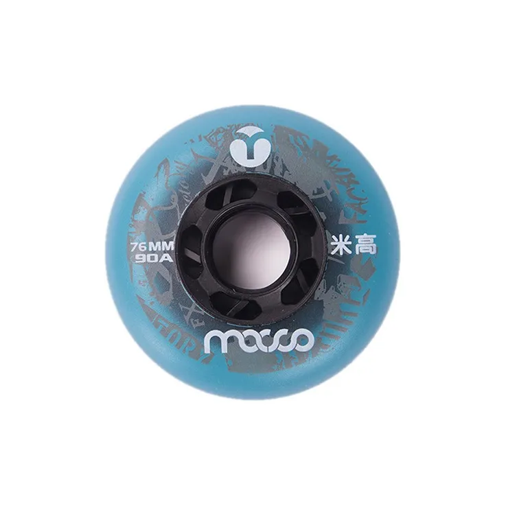 Michael Flat Spoke Wheels Double Kick Skateboard 4pcs/box-7