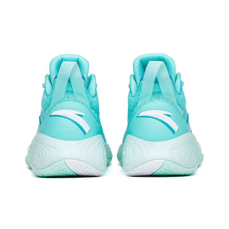 Anta Feather Feather Cushioned Slip-Resistant Abrasion-Resistant Low-Top Performance Basketball Shoes Men's Green-3