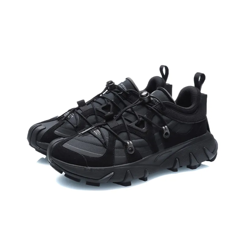 LiNing Wu Xing 1 Cushioning Anti Slip And Wear Resistant Support Low Top Performance Basketball Shoes Men's Black-2