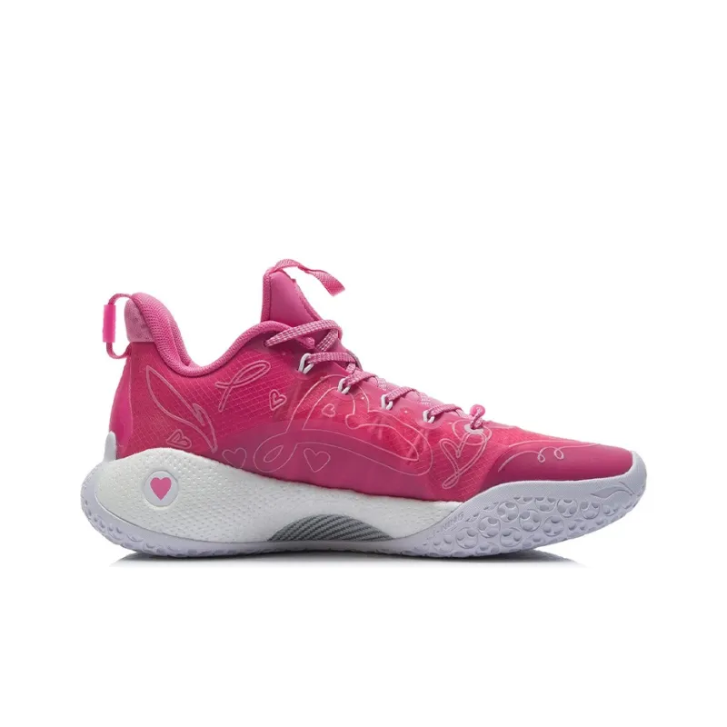 LINING YuShuai 14 Basketball Shoes Men Low Top Azalea Pink-1