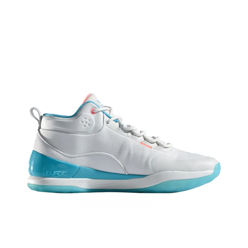 LiNing Way Of Wade 9 37 TD Cushioning Anti Slip And Wear Resistant Mid Top Basketball Shoes Blue Green-1