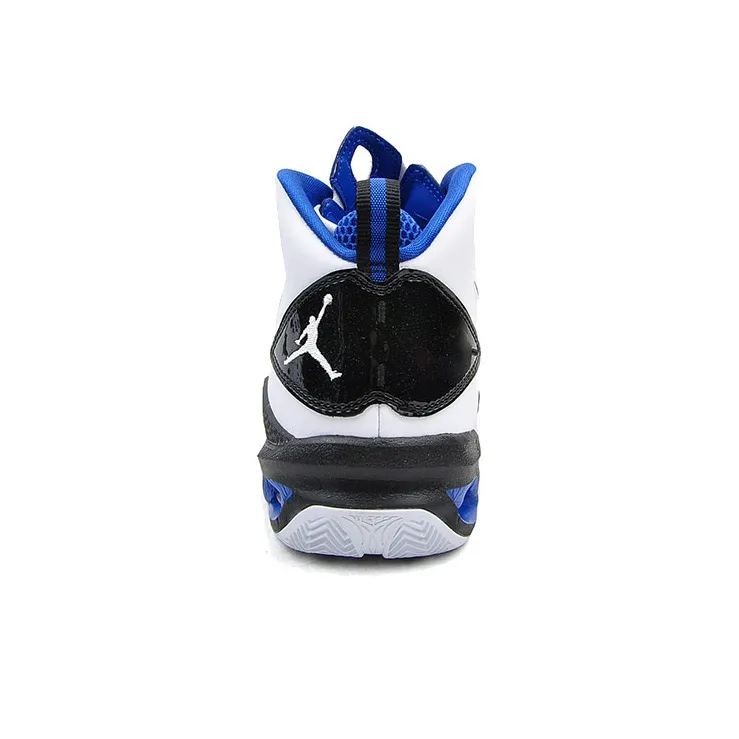 Jordan Melo M9 High-Top Performance Basketball Shoes Men's White Blue Black-3