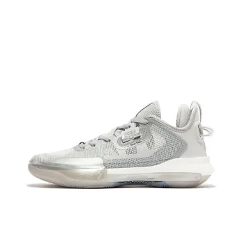 361° Supernova Supernova 1.0 Pro CD Low Top Performance Basketball Shoes Men's Silver White Obsidian Black