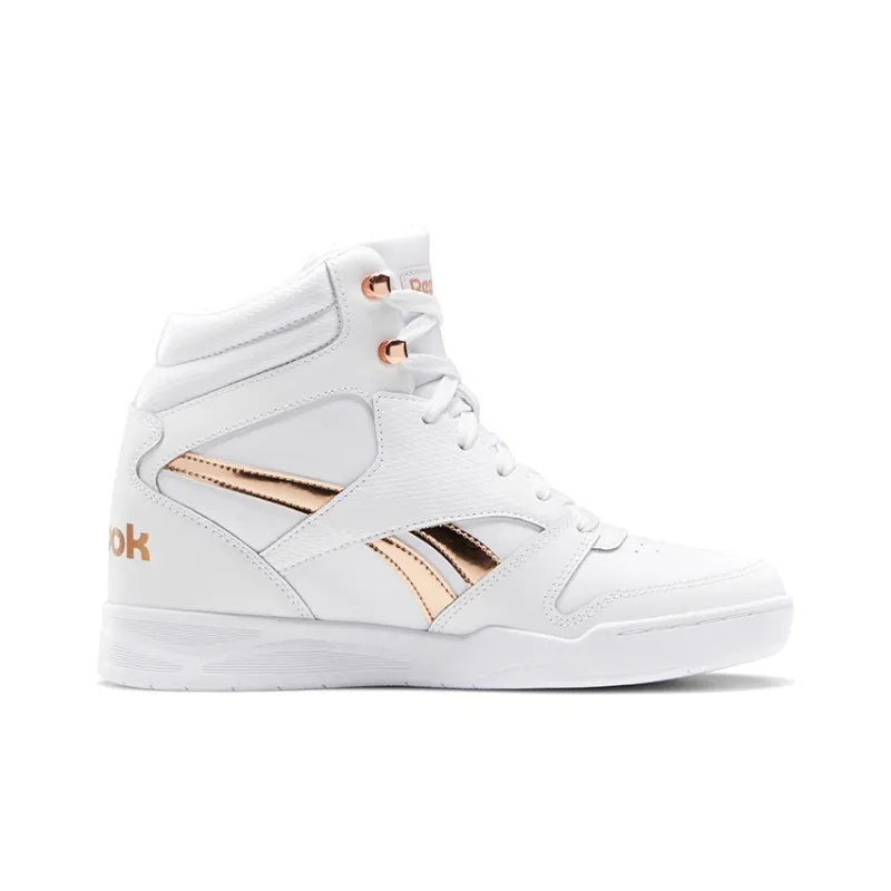 Reebok Royal BB4500 Cushioning Anti-Slip And Wear-Resistant High-Top Performance Basketball Shoes Women's White-1