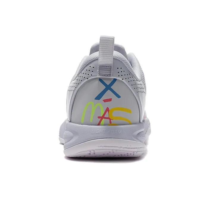 LiNing Speed 8 Cushioning Anti Slip And Wear Resistant Coverage Support Low Top Basketball Shoes Light Frost Blue-3