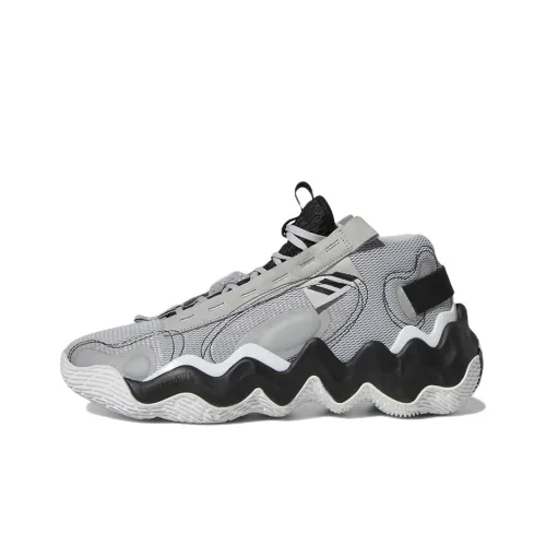 Adidas Exhibit B Basketball Shoes Women's Mid-Top Gray/Black