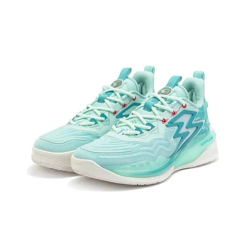 361° Big3 3.0 Pro Basketball Shoes Men Low Top Light Cyan/Glazed Celadon Green-2