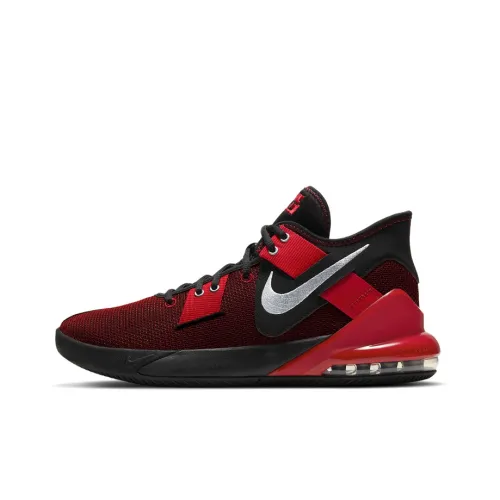 Nike Air Max Impact 2 Basketball Shoes Unisex Low-Top Red/Black/Silver