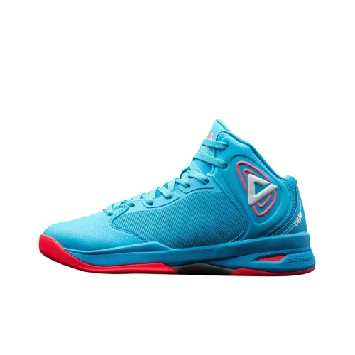 PEAK Basketball Shoes Men Low-Top Water Bottle Blue