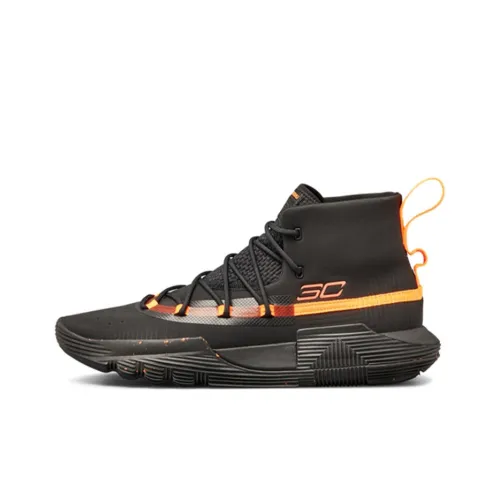 Under Armour Sc 3zer0 II Basketball Shoes Men High-Top Black