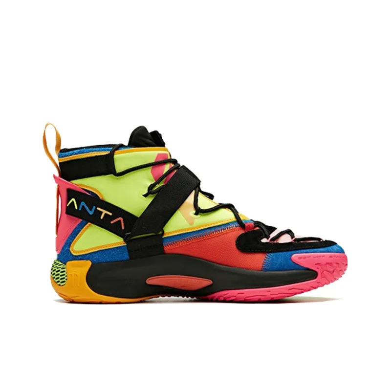 Anta KT5 Disruptive 'Jigsaw Puzzle' High Top Basketball Shoes Men's Multicolor-1