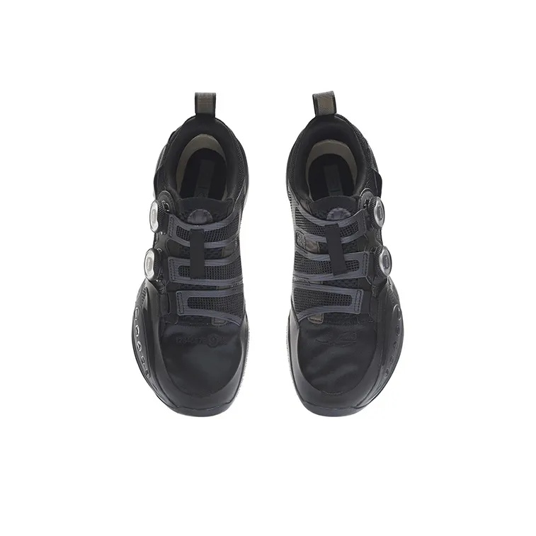 LiNing WOW 9 Low Cushioning Anti Slip Wear Resistant Breathable Supportive Rebound Low Top Basketball Shoes Black-3