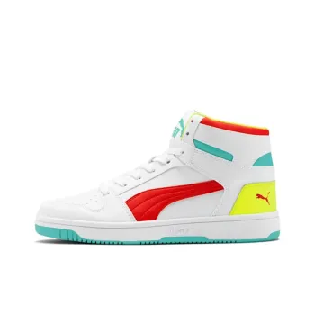 PUMA Rebound LayUp 'White High Risk Red'