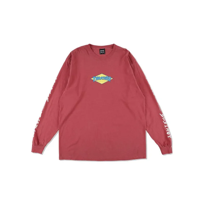 Wind And Sea X Thrasher X WIND AND SEA CO-TITLED SERIES T-Shirts Unisex Red-1