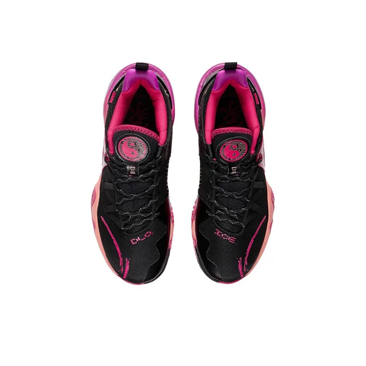 LiNing Cushioning, Slip Resistant, Abrasion Resistant, Coverage, Support Mid Top Basketball Shoes Men's Black-3