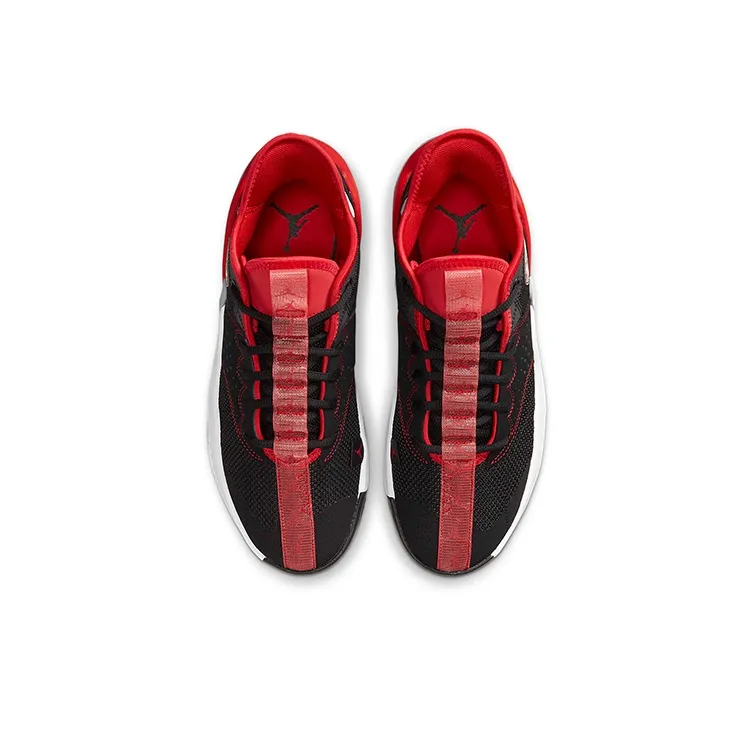 Jordan React Elevation Basketball Shoes Men Mid Top Black/White/Red-3