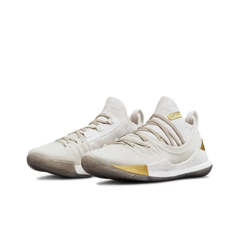 Under Armour Curry 5 White Gold-2