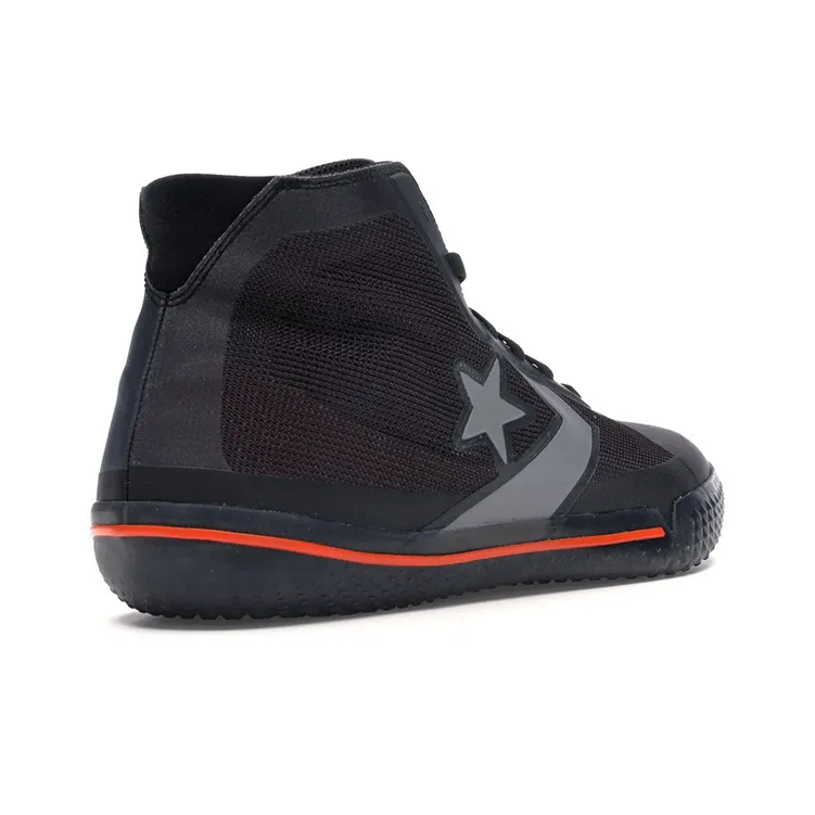 Converse All Star Pro Bb Black Silver Orange-2