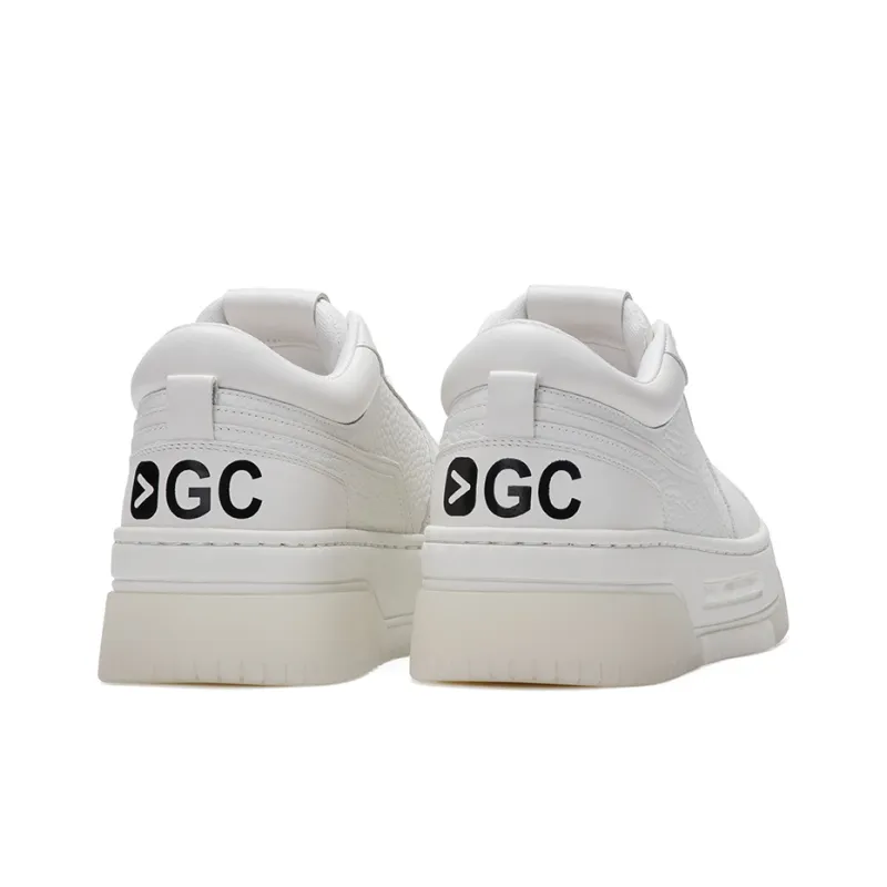 GG CC Skateboard Shoes Women's Low Top Blue/Pink/White-3
