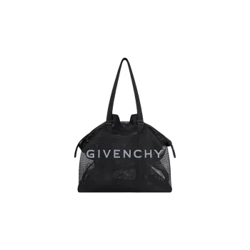 Givenchy Tote In Mesh Large G Black