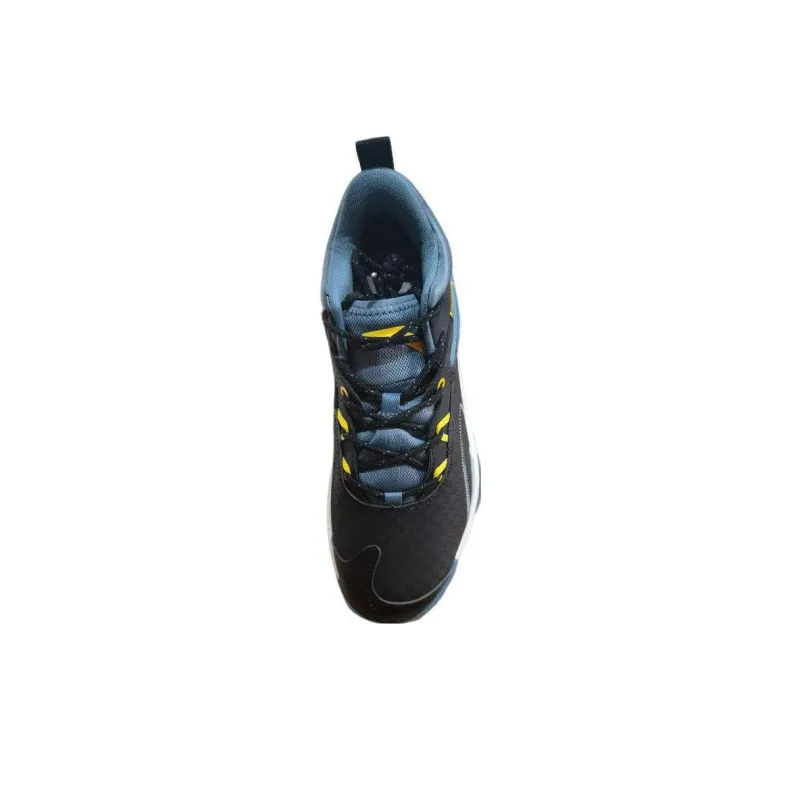 Anta Cushioning Anti-Slip And Wear-Resistant Coverage Support Low-Top Basketball Shoes Men's Navy Blue-2