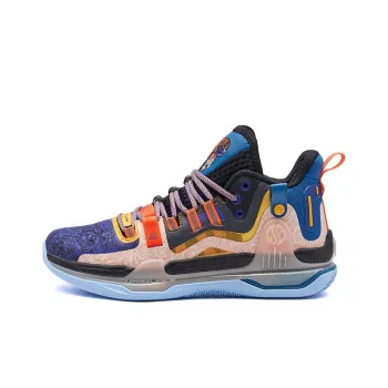 361° AG1 Pro Basketball Shoes Men Low Top Black/Purple