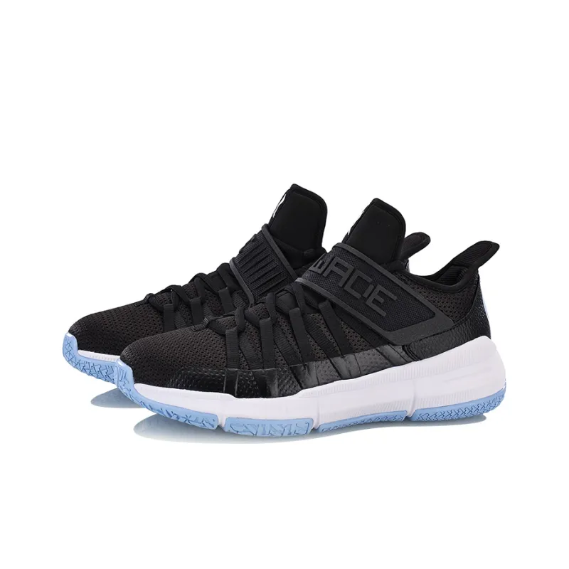LINING All Over The Place Basketball Shoes Men Mid-Top Black/Blue-2
