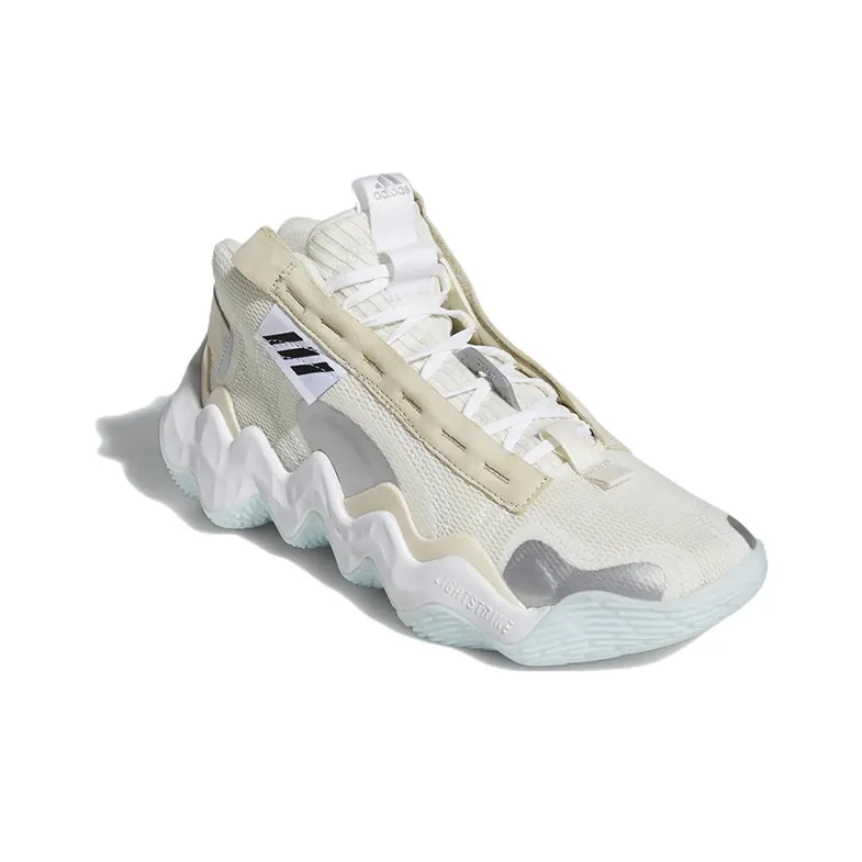 Adidas Exhibit B Candace Parker Mid Off White Silver Ecru Tint Women's-2
