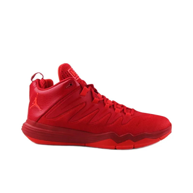 Jordan CP3 9 Cushioning Slip Resistant Coverage Lightweight Rebound Mid Top Basketball Shoes Men's Red-1