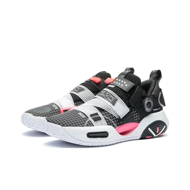 LiNing All City 9 V2 Anti Slip Wear Resistant Low Top Basketball Shoes Men's Black-2