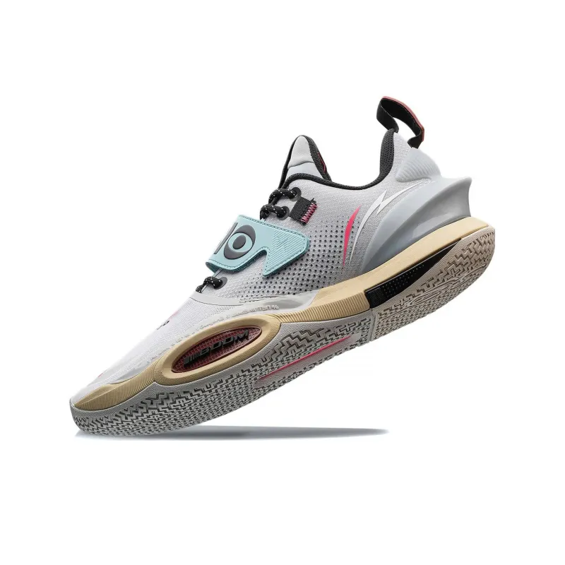 LiNing All City 10 V2 Wade Dreamer Collection Anti Slip And Wear Resistant Rebound Low Top Basketball Shoes Men's White-2
