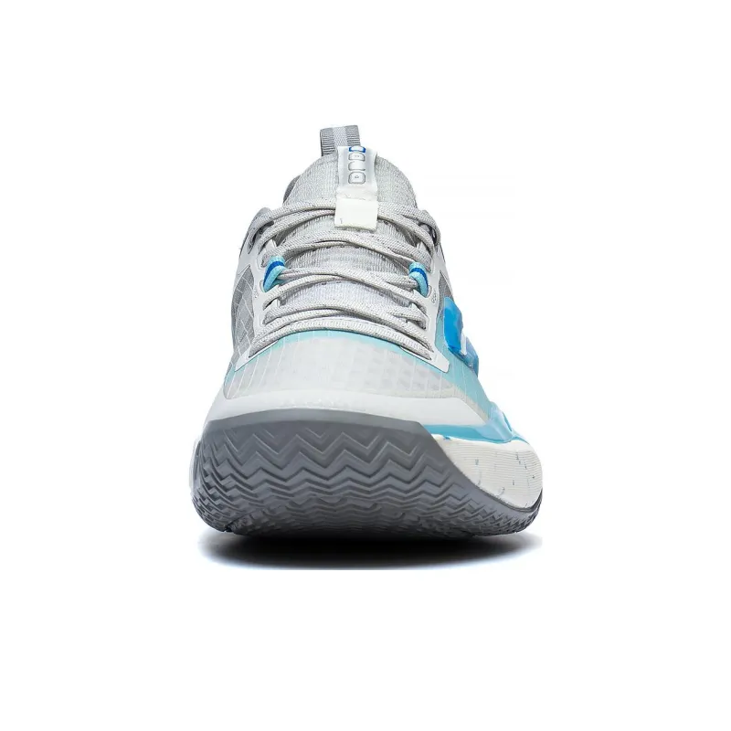 LiNing Speed 9 Premium PRM Anti Slip Wear Resistant Low Top Basketball Shoes Men's Gray Blue-4