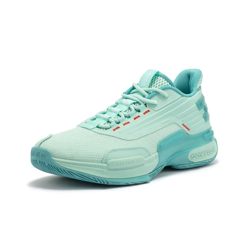 361° Restraint 2 TD Anti-Slip Wear-Resistant Low-Top Basketball Shoes Men's Light Cyan-1